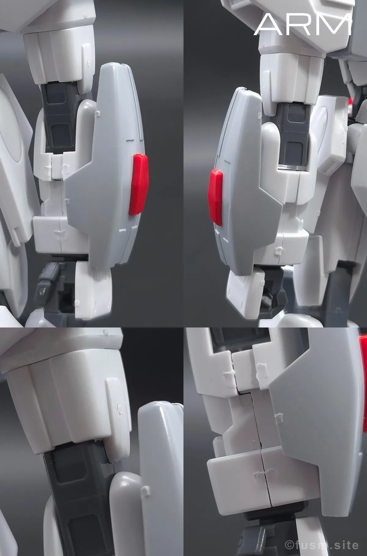 HG スターゲイザーガンダム レビュー 腕部ディテール 01