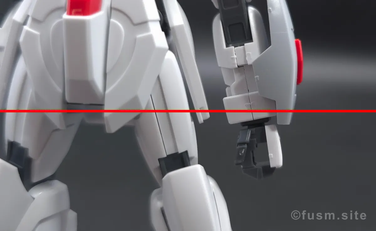 HG スターゲイザーガンダム レビュー 腕部ディテール 02