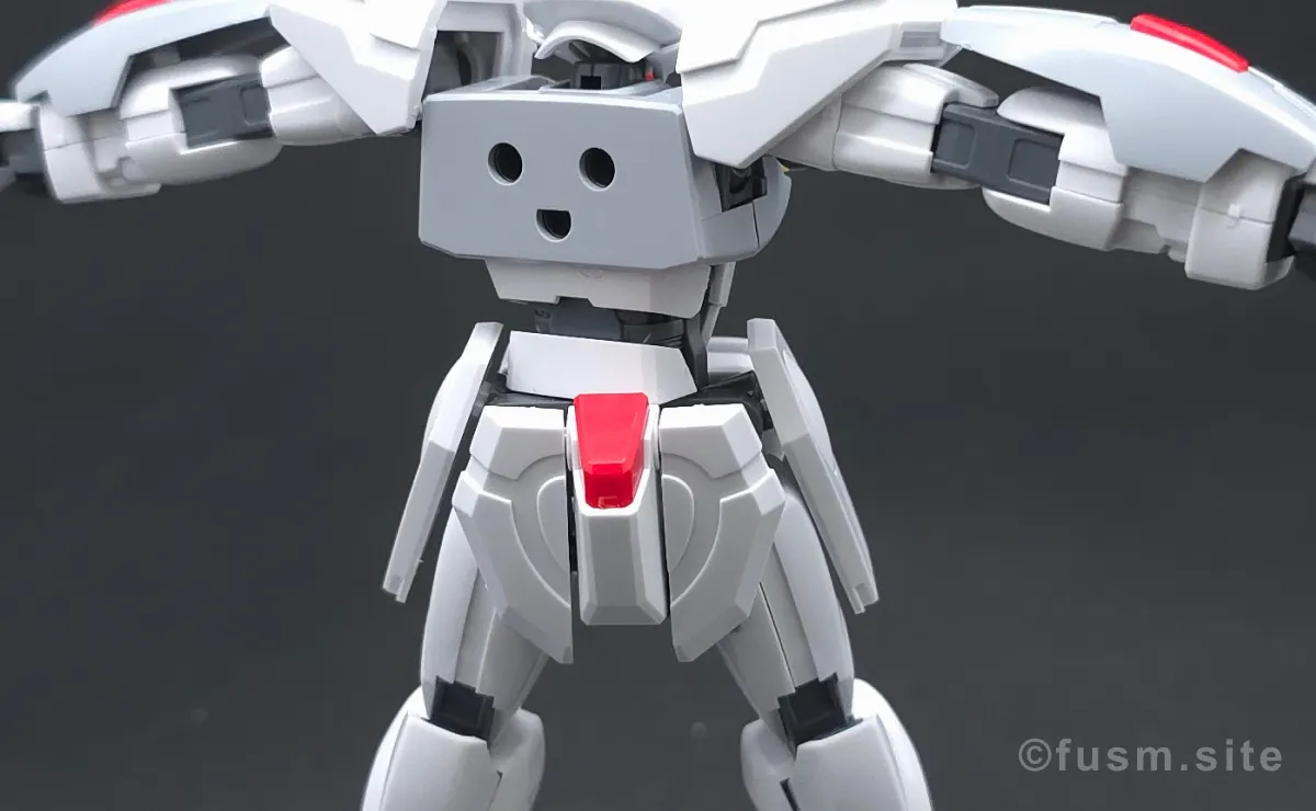 HG スターゲイザーガンダム レビュー 胴体ディテール 可動域 01