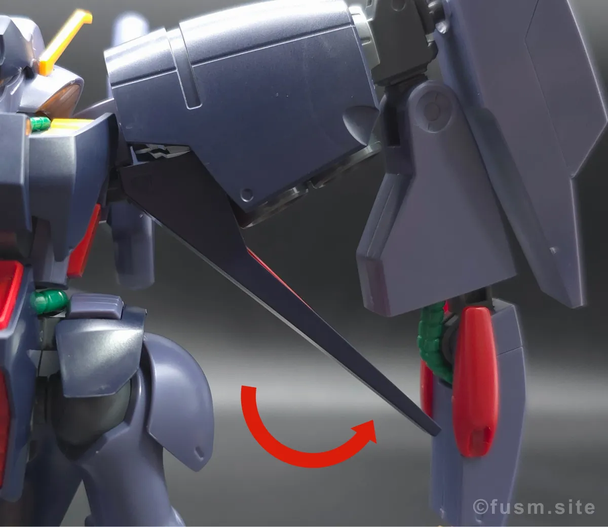 HGUC バイアラン レビュー 肩ディテール 可動域 03