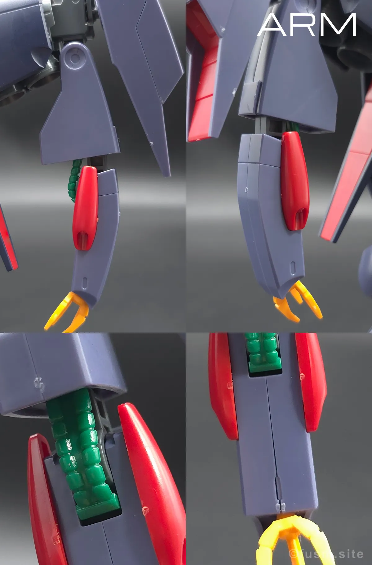HGUC バイアラン レビュー 腕部ディテール 01