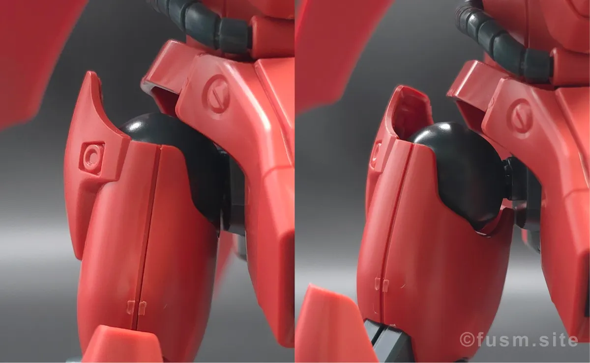 HGUC ガーベラ・テトラ レビュー 脚部ディテール 可動域 02