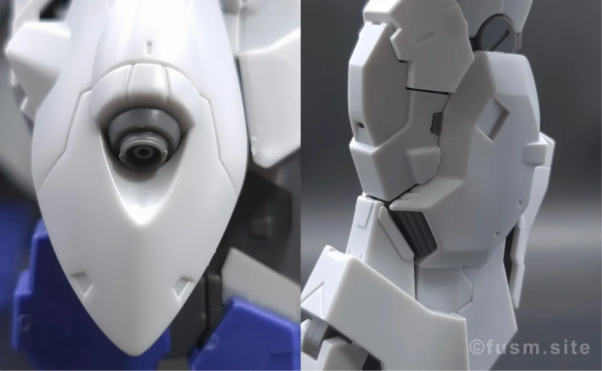 HGUC ムーンガンダム レビュー 脚部ディテール 02