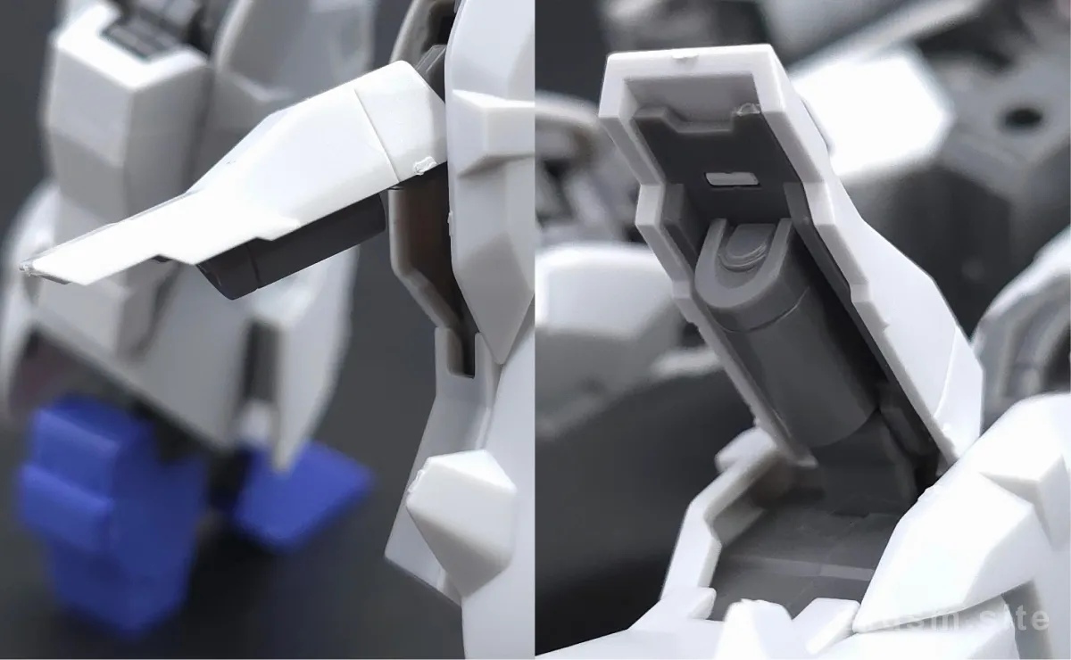 HGUC ムーンガンダム レビュー 脚部ディテール ギミック 01