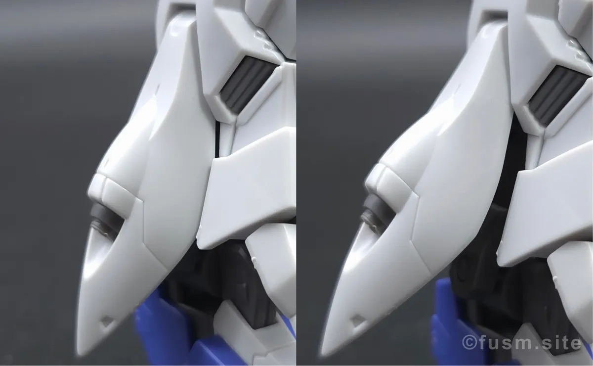 HGUC ムーンガンダム レビュー 脚部ディテール ギミック 02