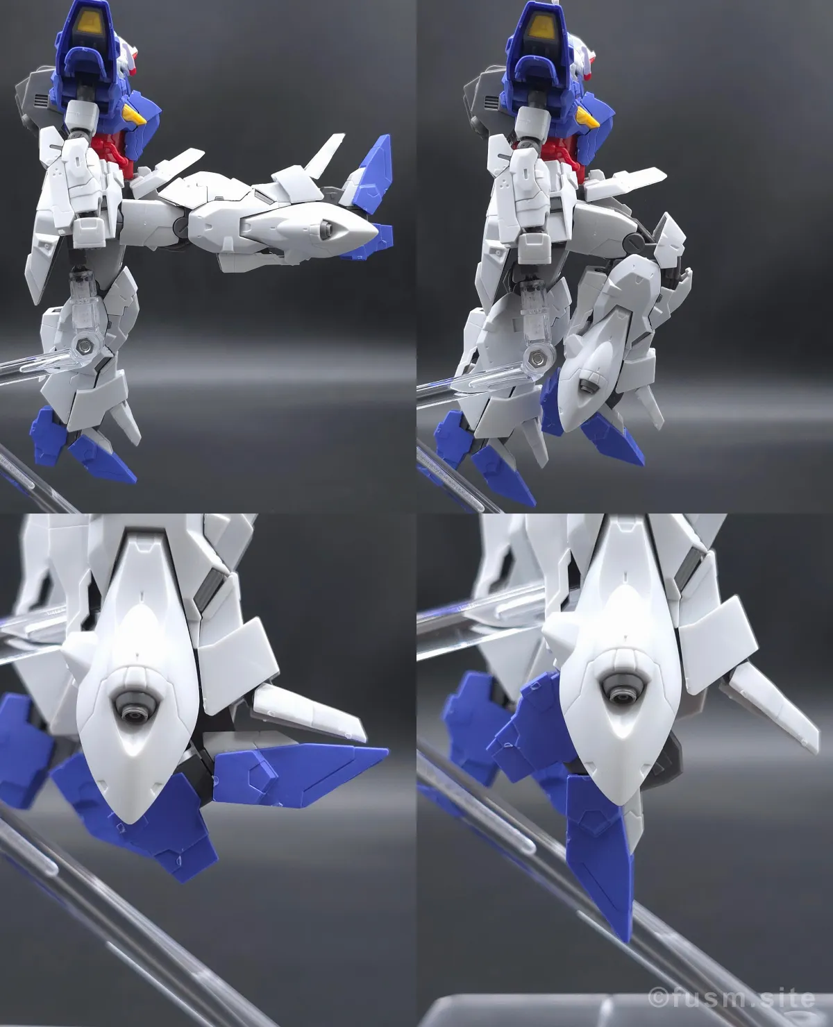 HGUC ムーンガンダム レビュー 脚部ディテール 可動域 01