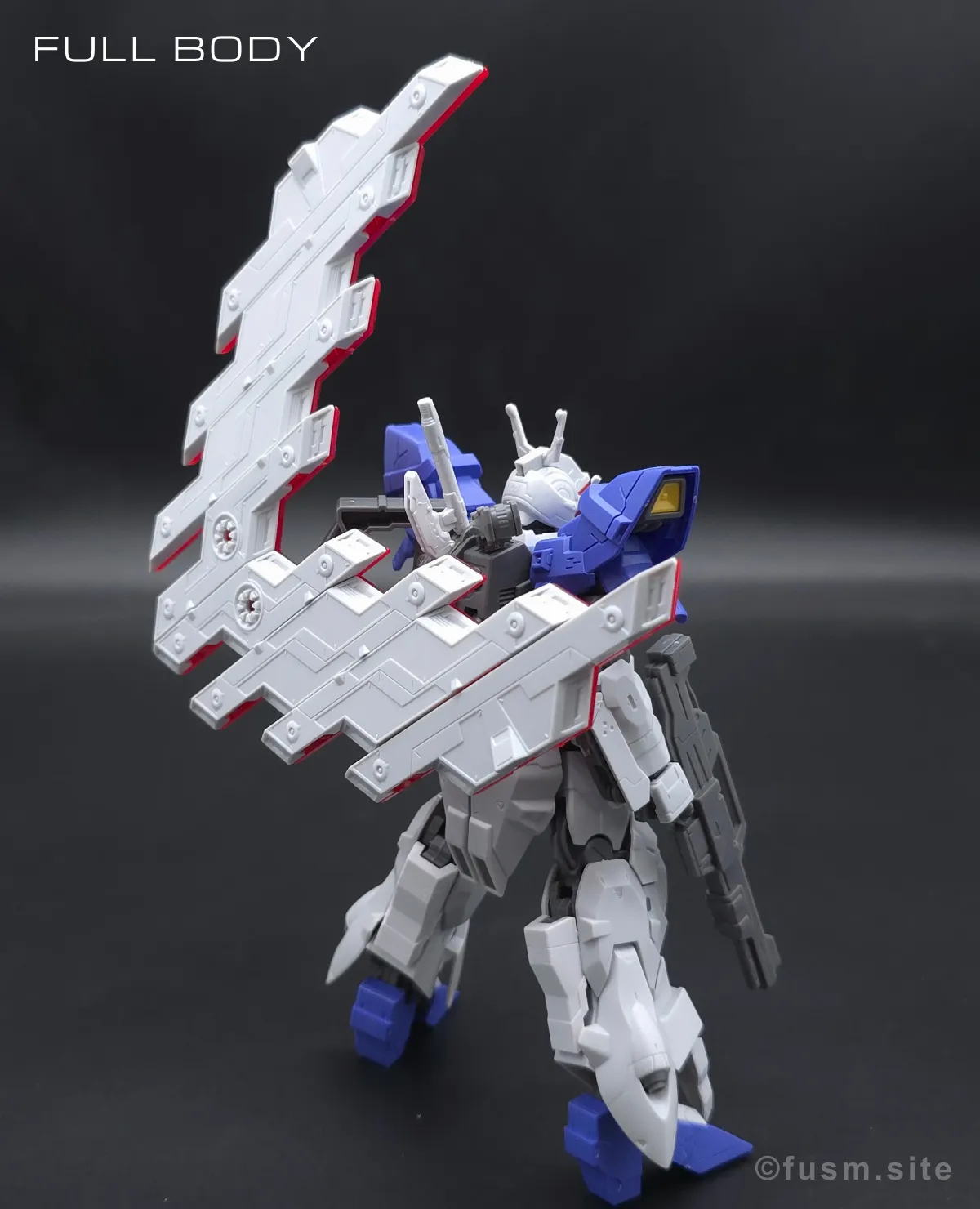 HGUC ムーンガンダム レビュー 多角的に見た全体の外観・素組み 05