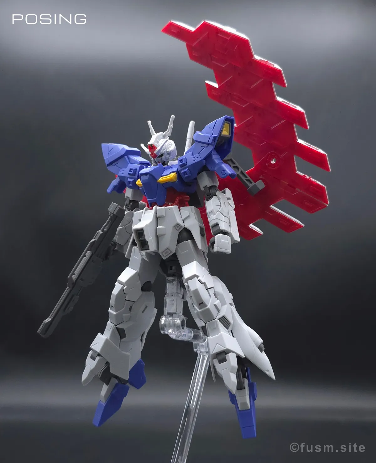 HGUC ムーンガンダム レビュー ポージング 01