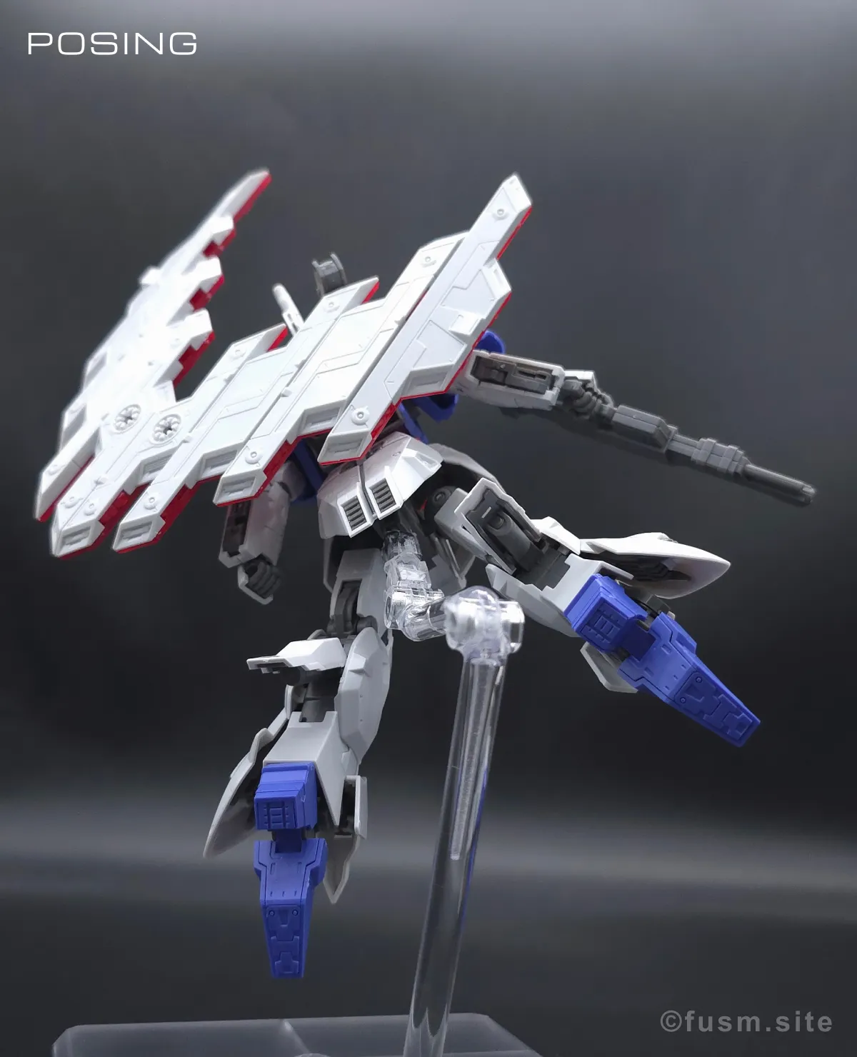 HGUC ムーンガンダム レビュー ポージング 02