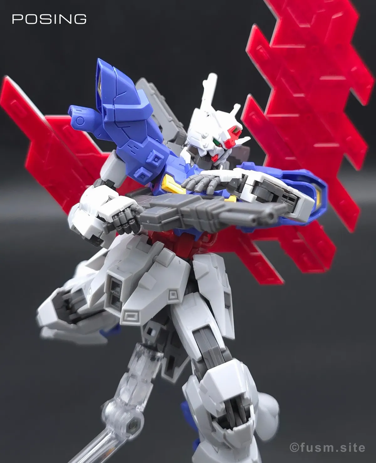 HGUC ムーンガンダム レビュー ポージング 06
