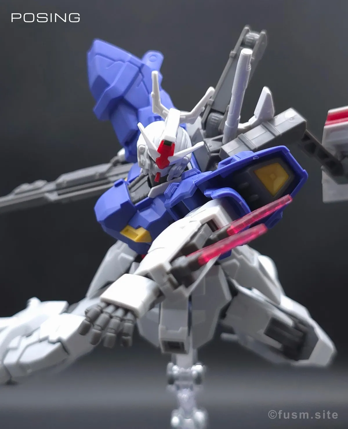 HGUC ムーンガンダム レビュー ポージング 07