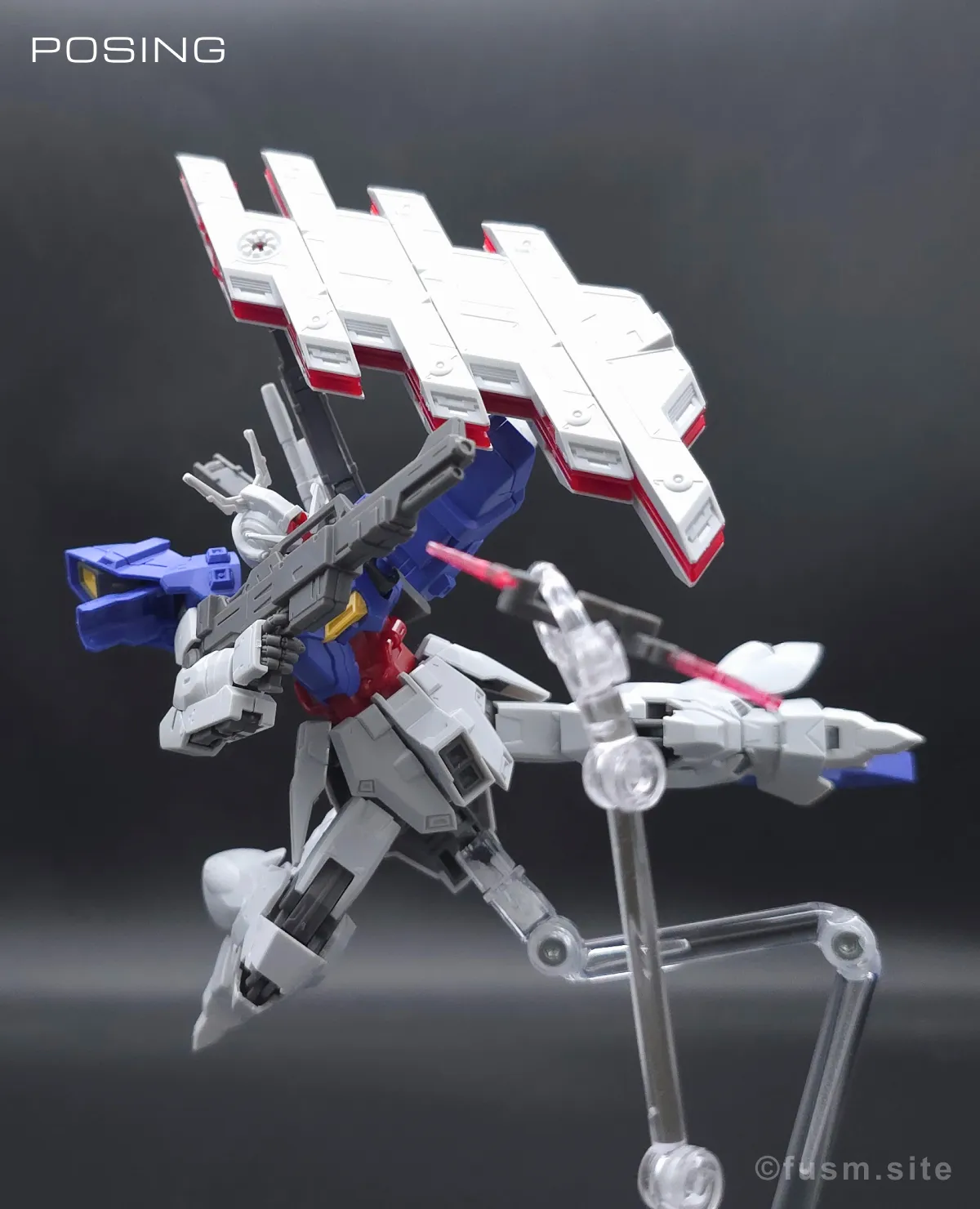 HGUC ムーンガンダム レビュー ポージング 09