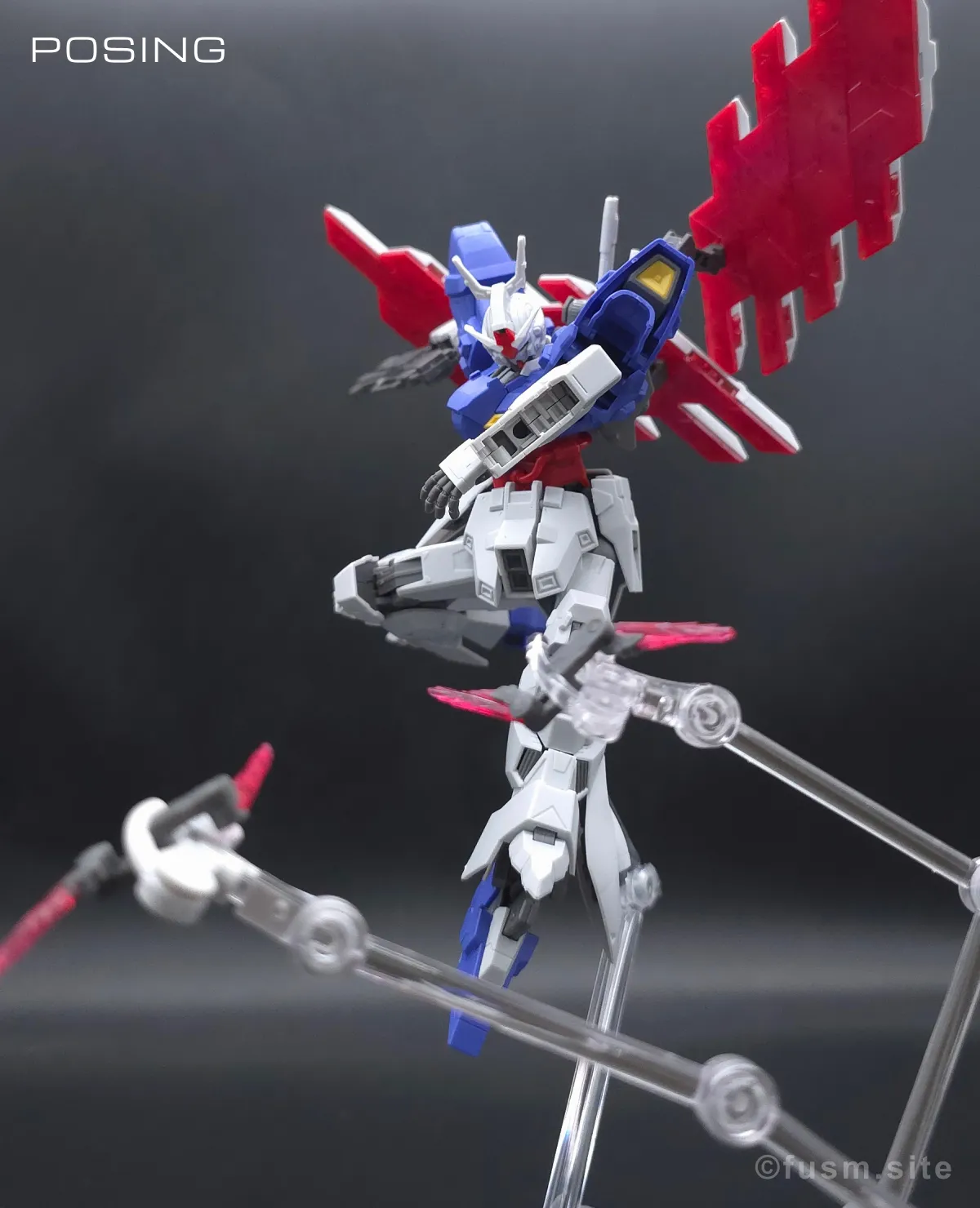 HGUC ムーンガンダム レビュー ポージング 11