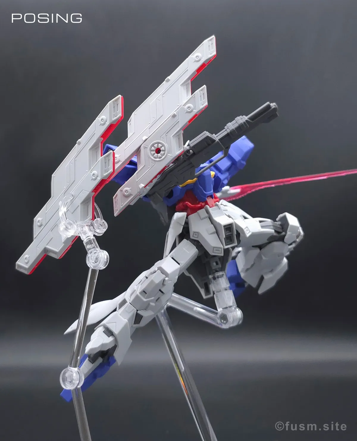 HGUC ムーンガンダム レビュー ポージング 16