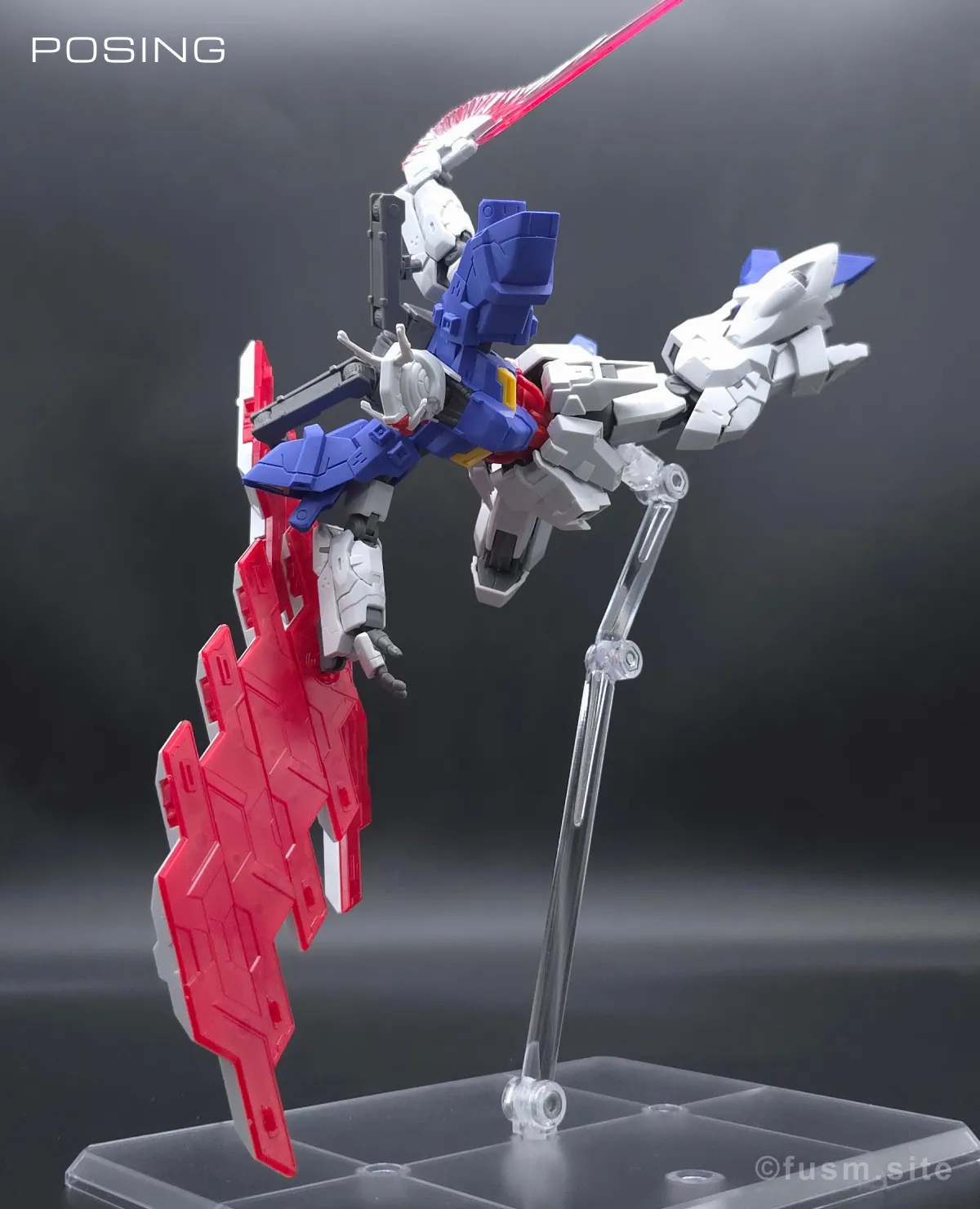 HGUC ムーンガンダム レビュー ポージング 17
