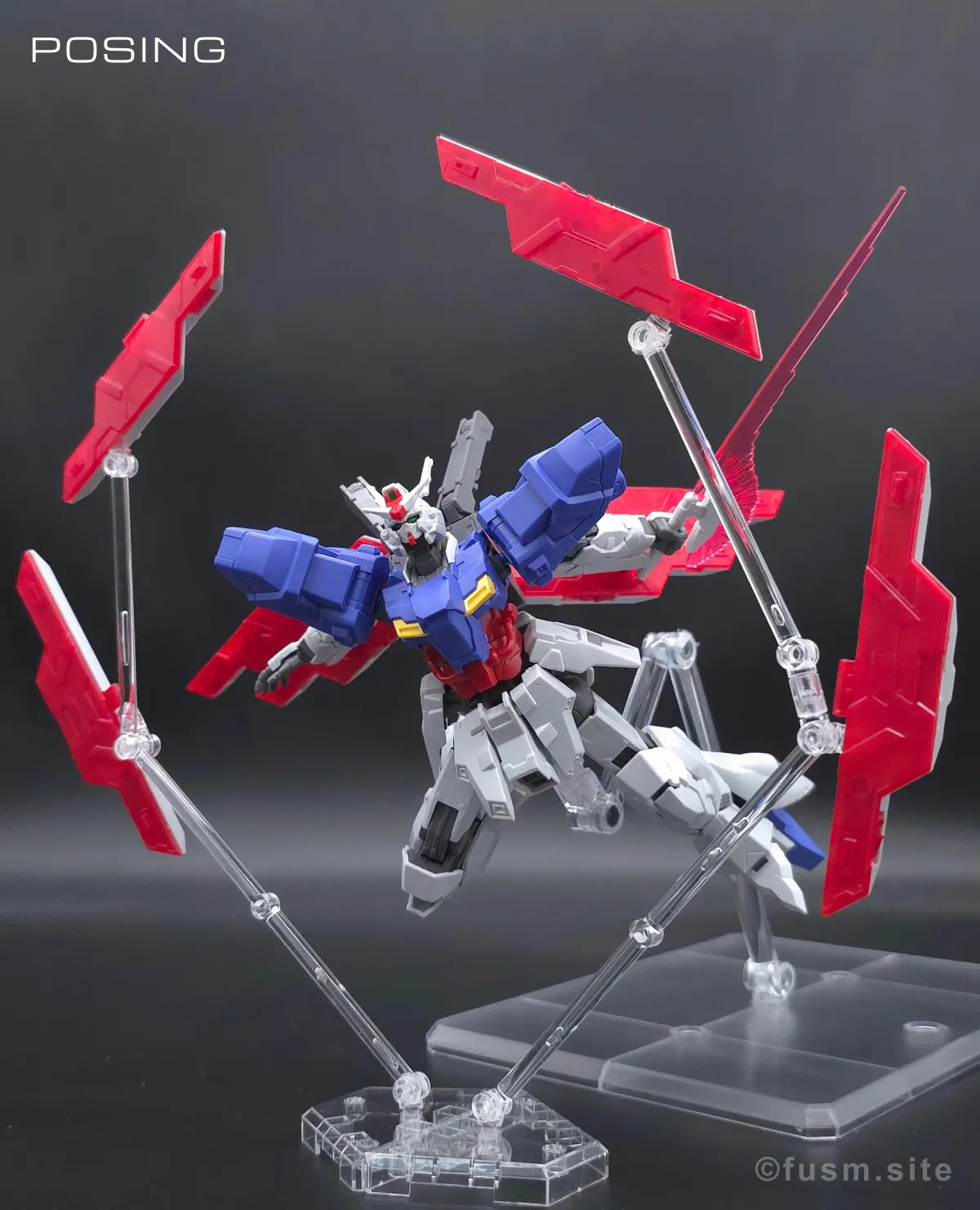 HGUC ムーンガンダム レビュー ポージング 18