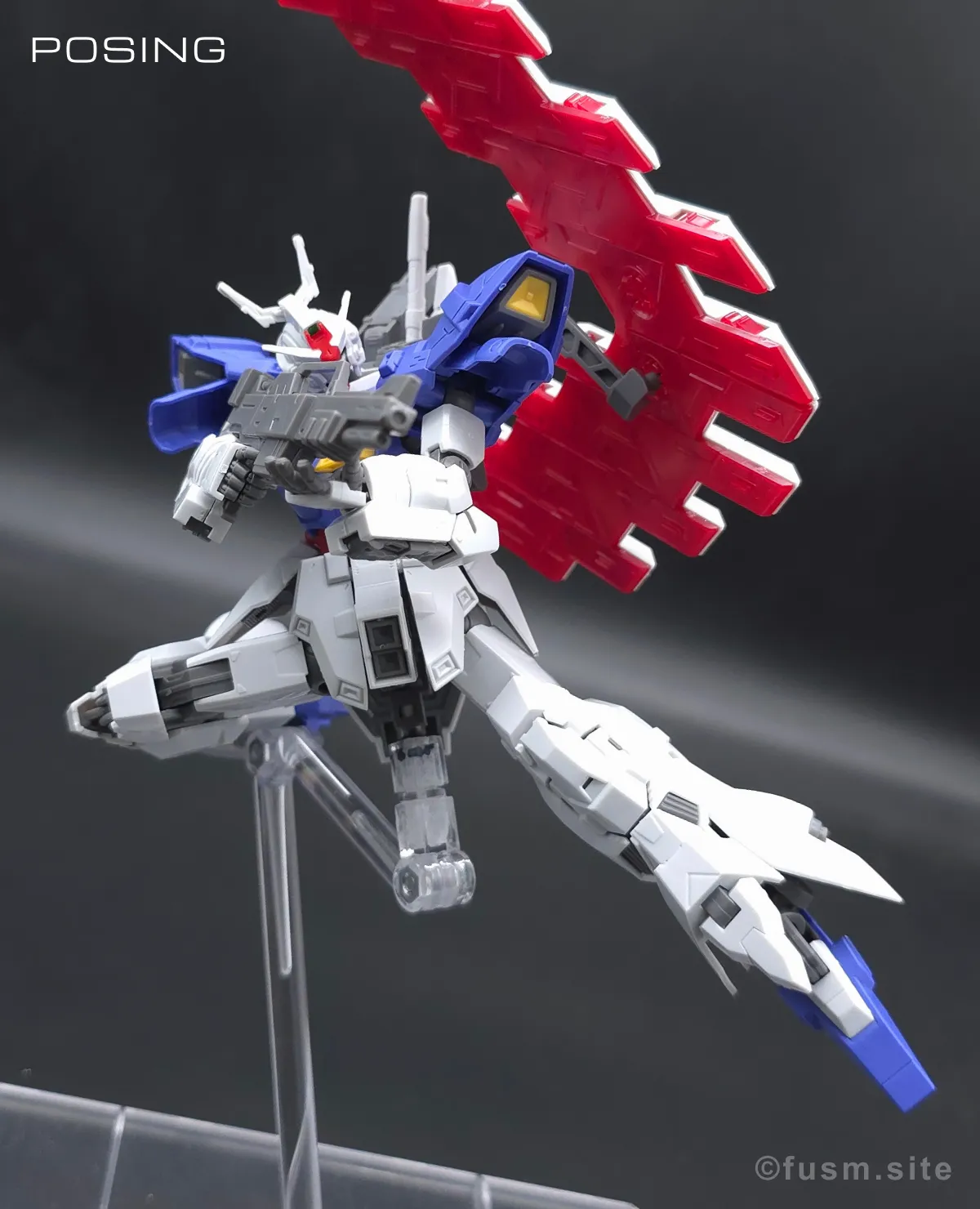 HGUC ムーンガンダム レビュー ポージング 20