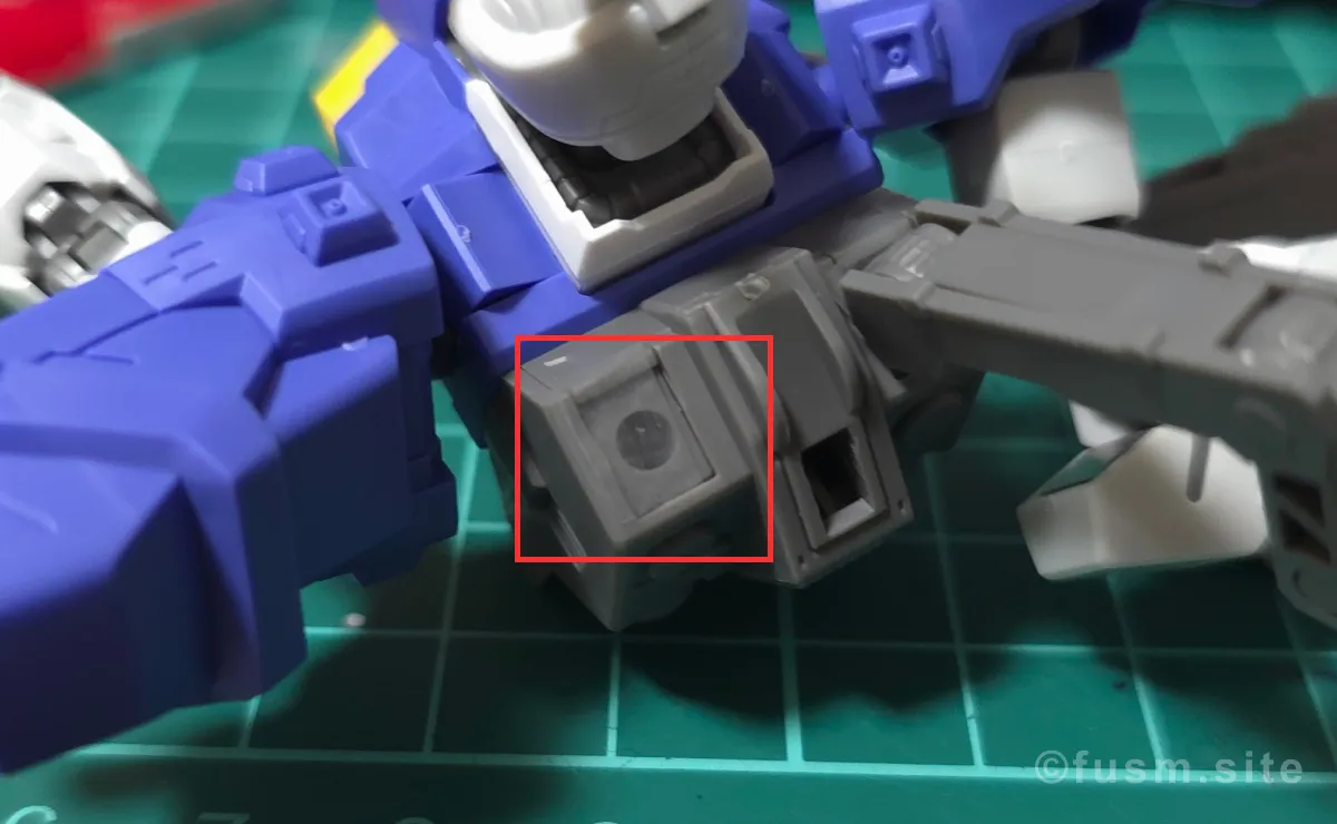 HGUC ムーンガンダム レビュー 耐久力が弱い箇所 03