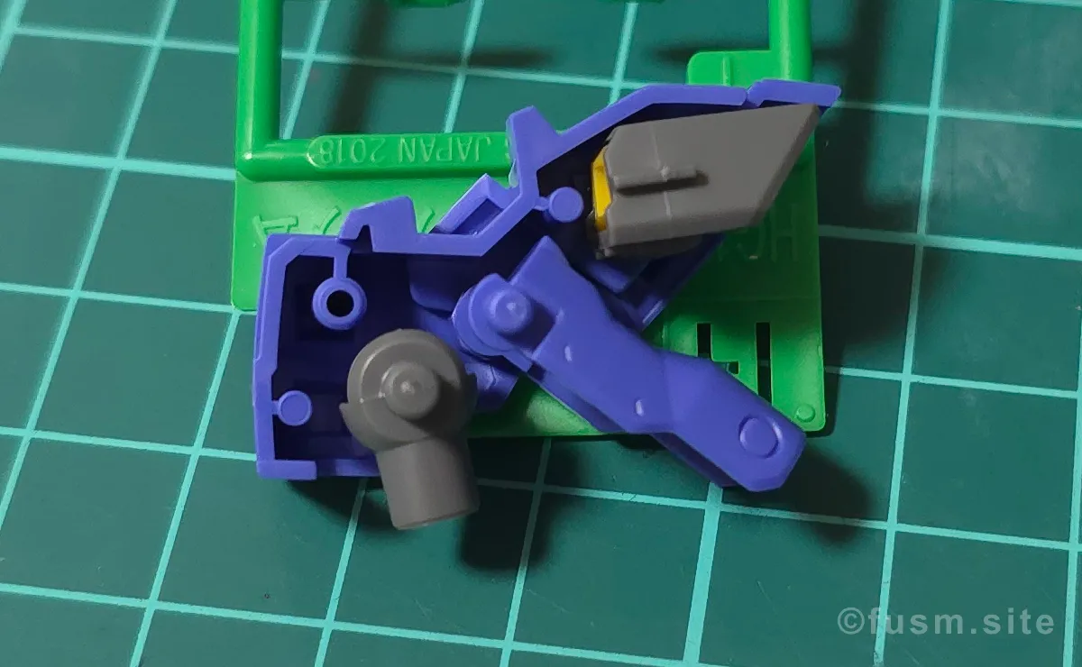 HGUC ムーンガンダム レビュー パーツ・構造・組み立て 05