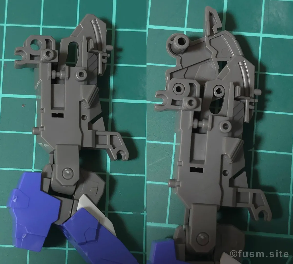HGUC ムーンガンダム レビュー パーツ・構造・組み立て 06
