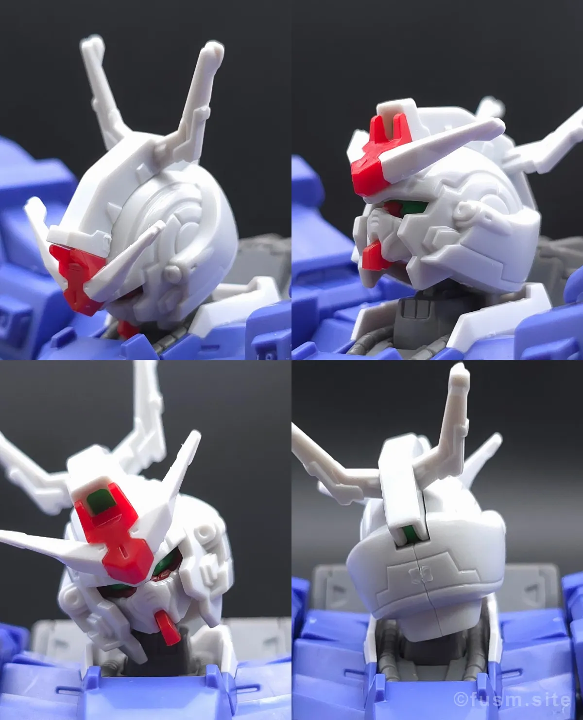 HGUC ムーンガンダム レビュー 頭部ディテール 可動域 01