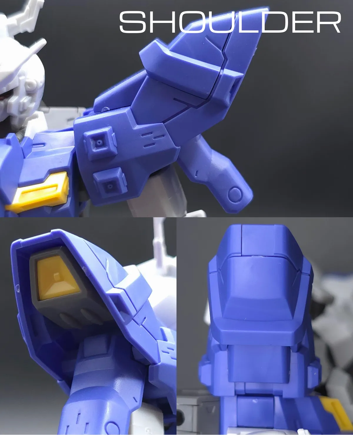 HGUC ムーンガンダム レビュー 肩ディテール 01