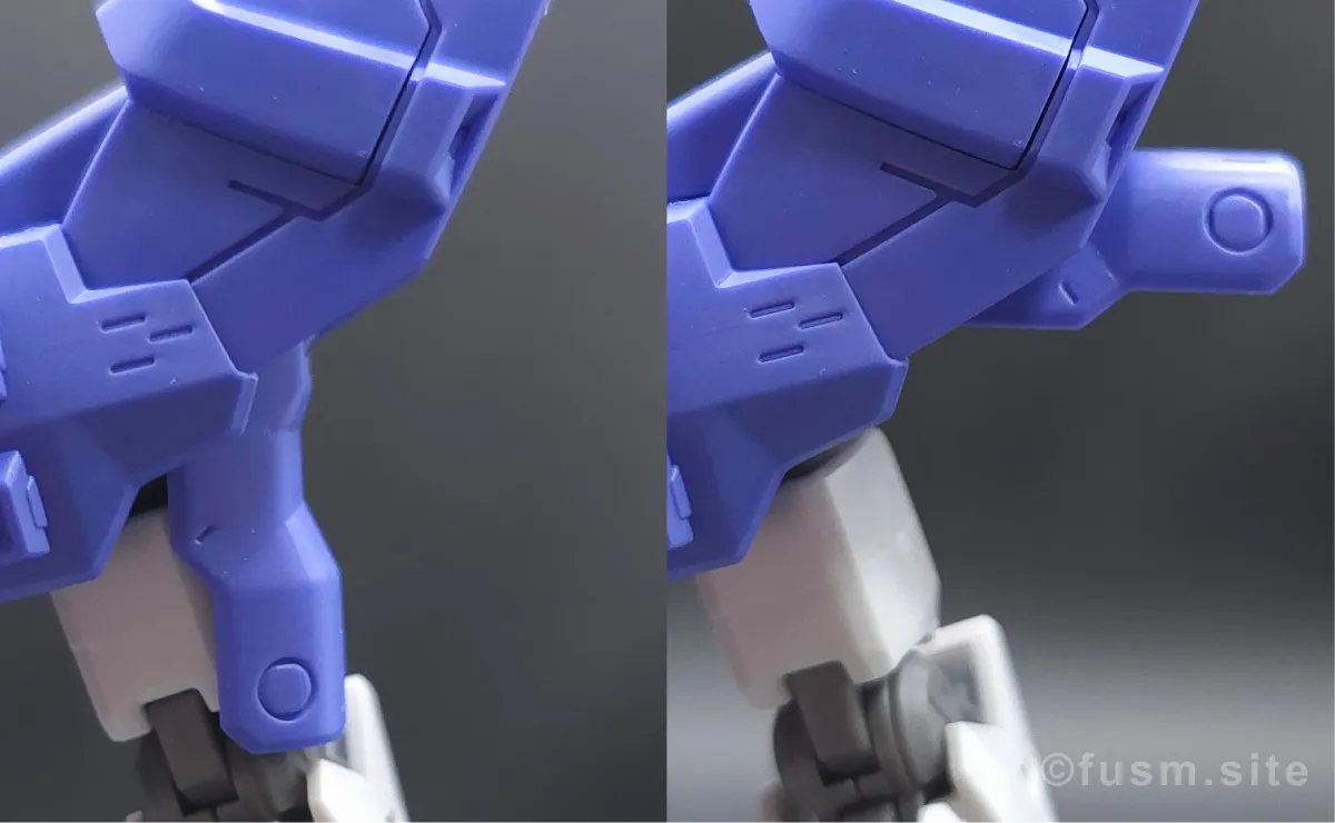 HGUC ムーンガンダム レビュー 肩ディテール 可動域 01