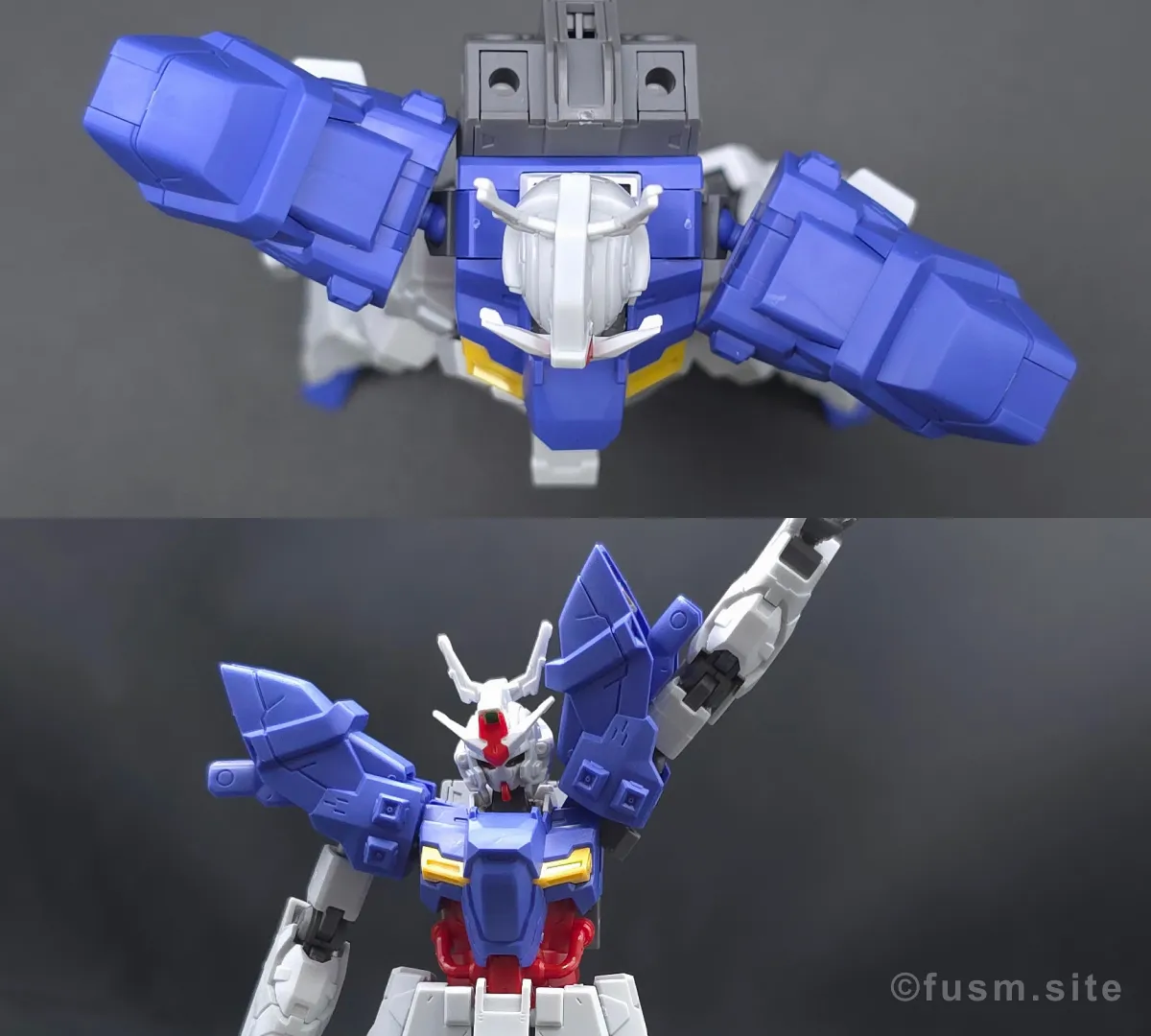 HGUC ムーンガンダム レビュー 肩ディテール 可動域 02