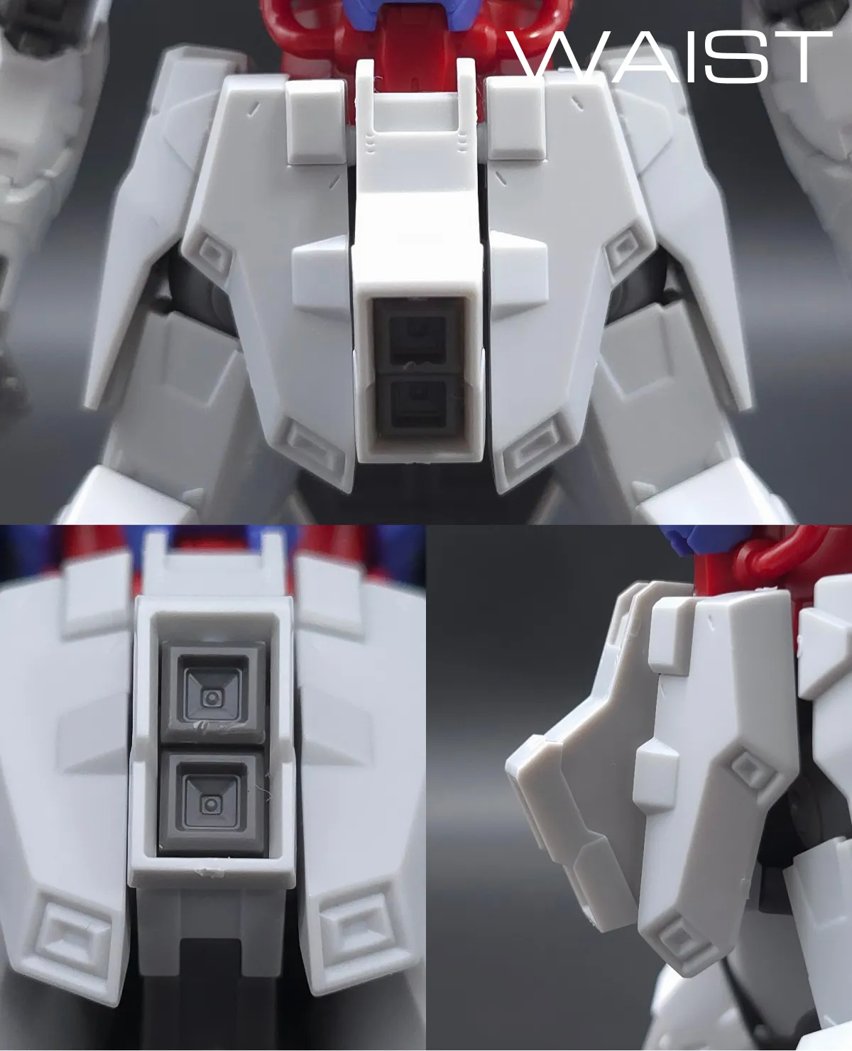 HGUC ムーンガンダム レビュー 胴体ディテール 02