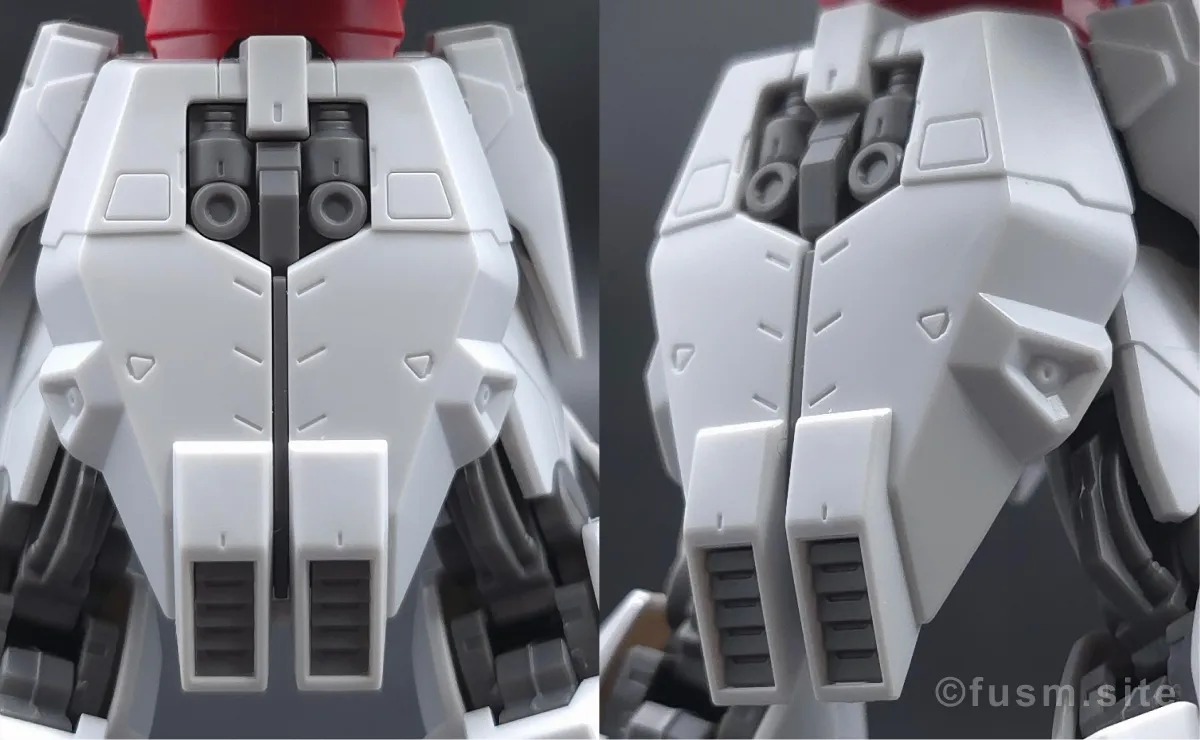 HGUC ムーンガンダム レビュー 胴体ディテール 04