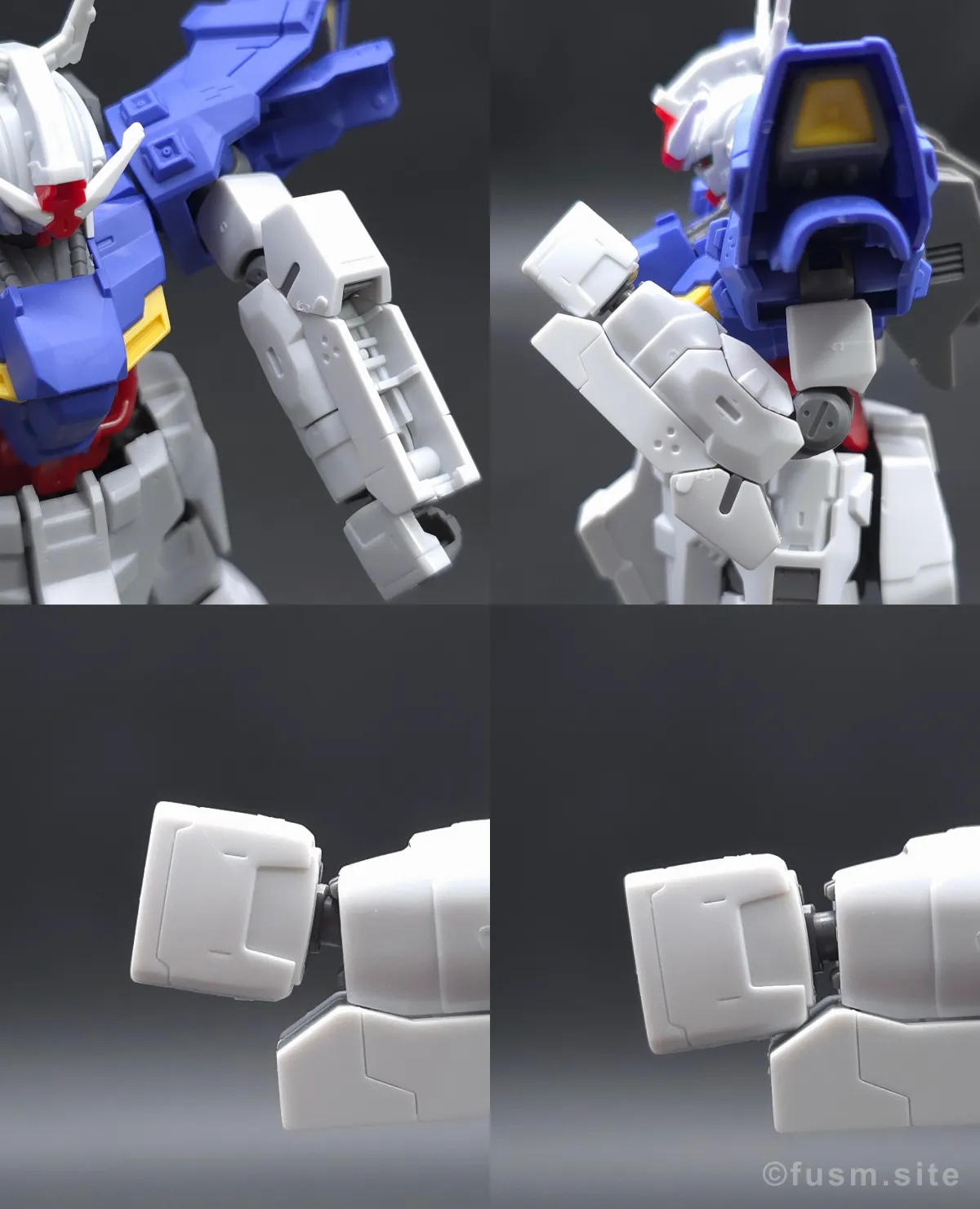 HGUC ムーンガンダム レビュー 腕部ディテール 可動域 01