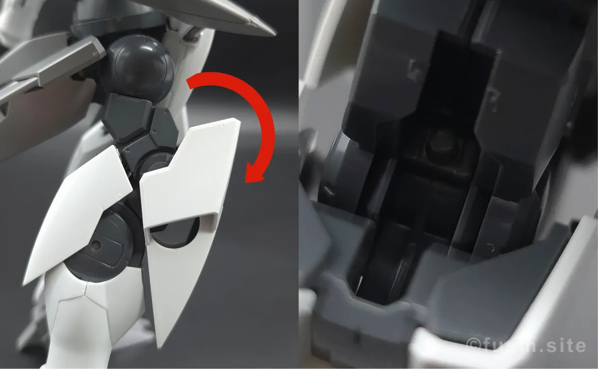 MG GN-X(ジンクス) レビュー 脚部ディテール ギミック 01
