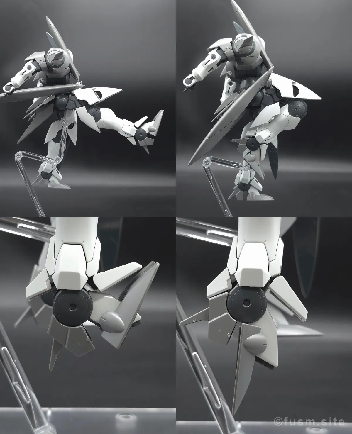 MG GN-X(ジンクス) レビュー 脚部ディテール 可動域 02