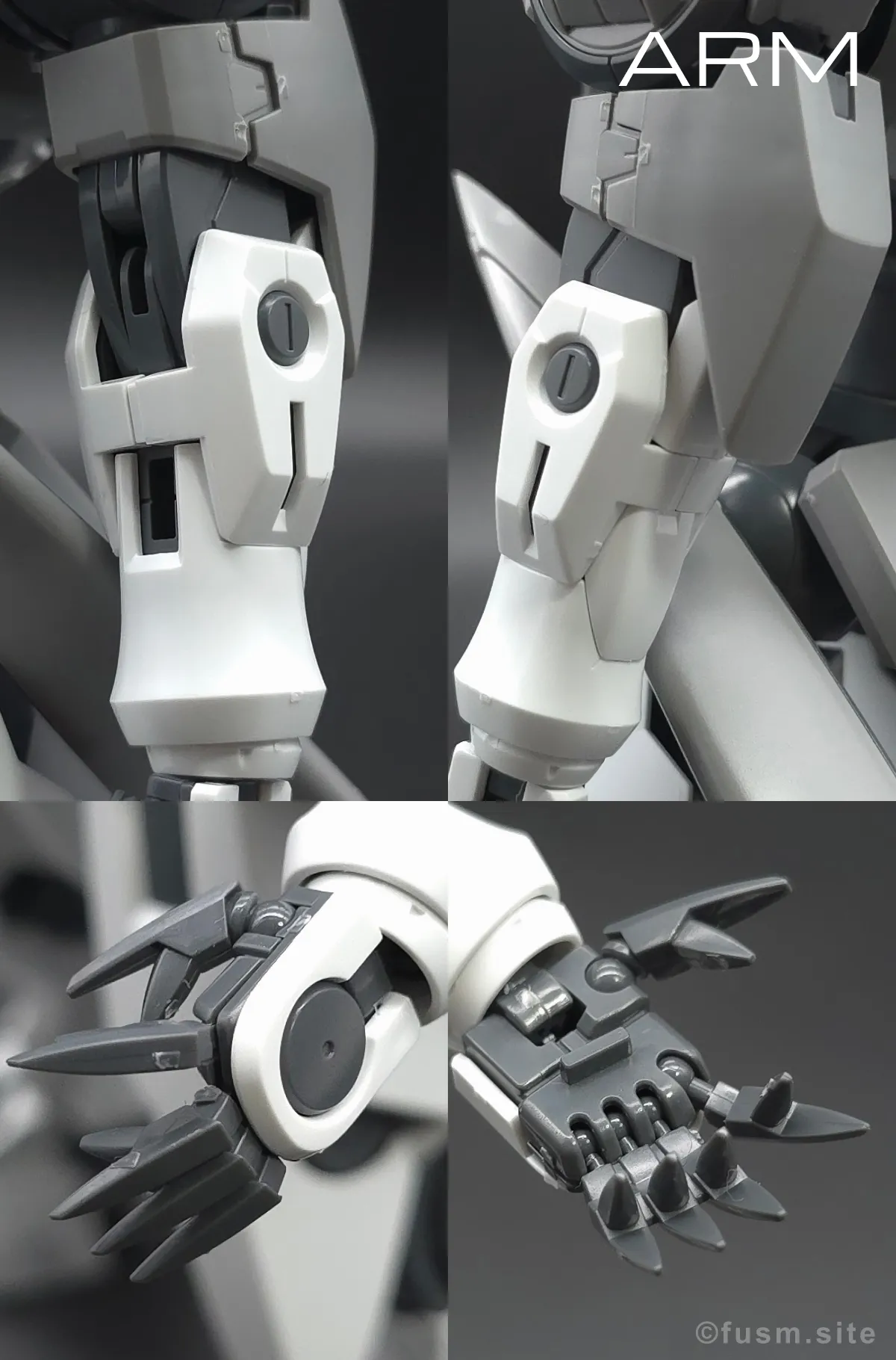 MG GN-X(ジンクス) レビュー 腕部ディテール 01