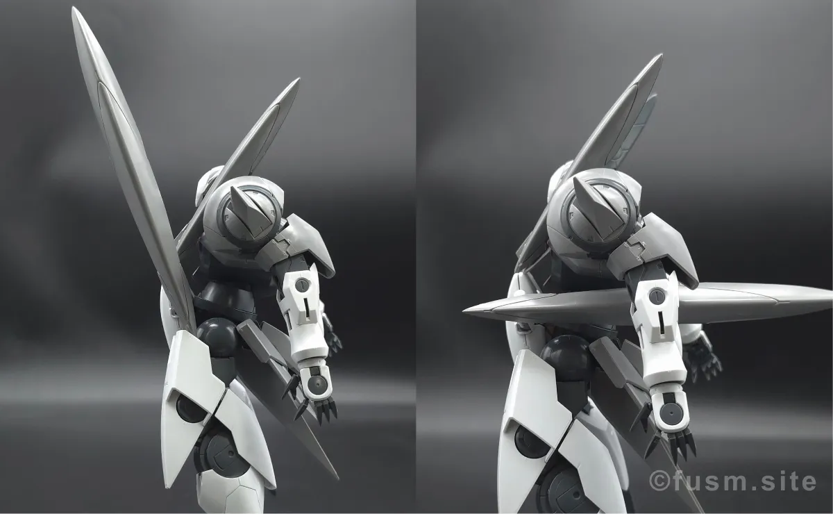 MG GN-X(ジンクス) レビュー 胴体ディテール 可動域 03