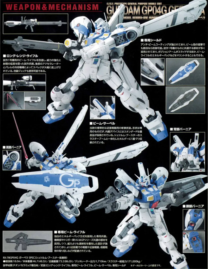 再販いつ？RE/100 ガンダム試作4号機 ガーベラの予定・出品速報 改修 01