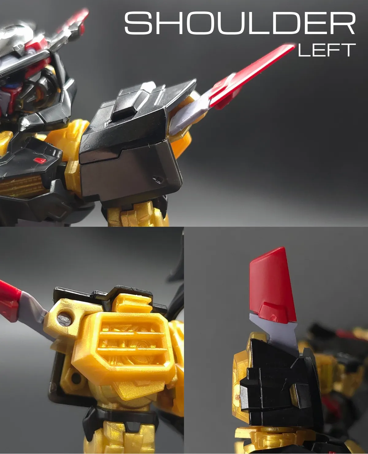 RG ガンダムアストレイ ゴールドフレーム天ミナ レビュー 肩ディテール 01