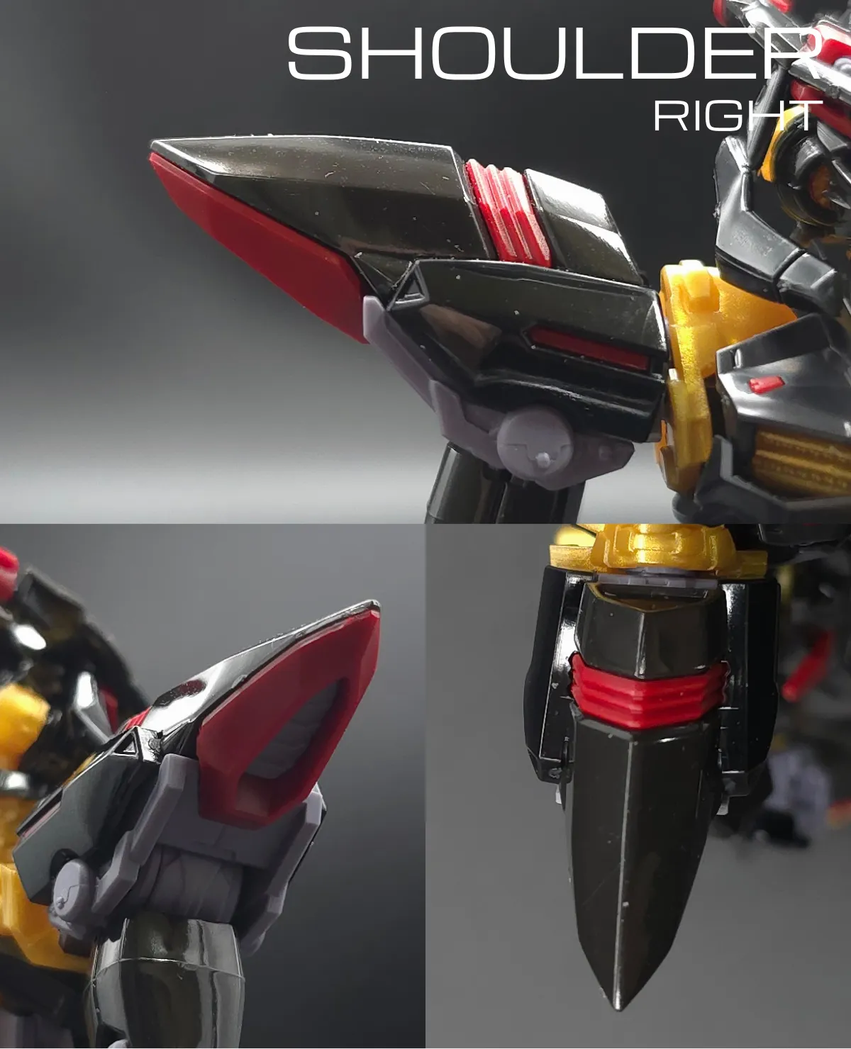 RG ガンダムアストレイ ゴールドフレーム天ミナ レビュー 肩ディテール 02