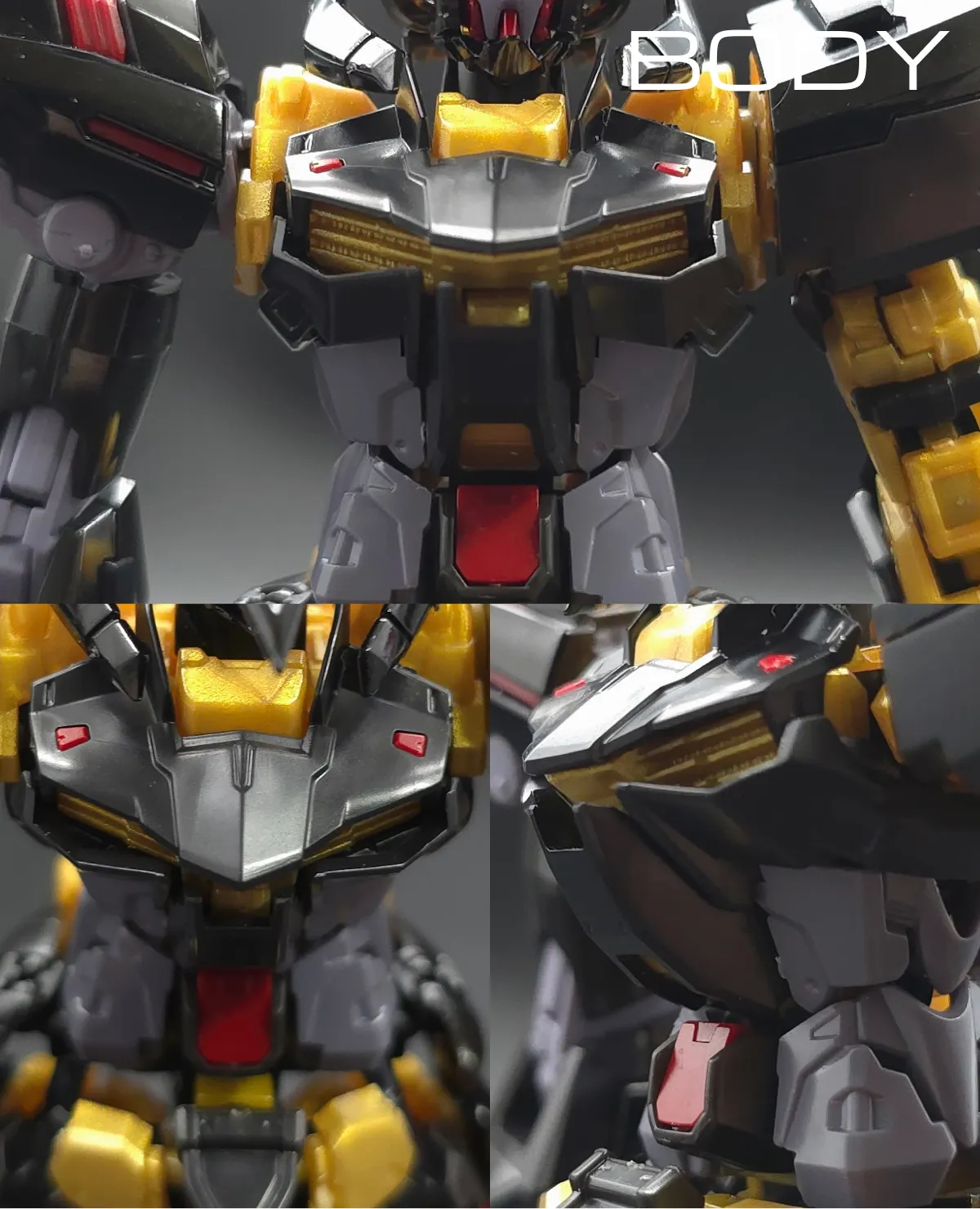 RG ガンダムアストレイ ゴールドフレーム天ミナ レビュー 胴体ディテール 01