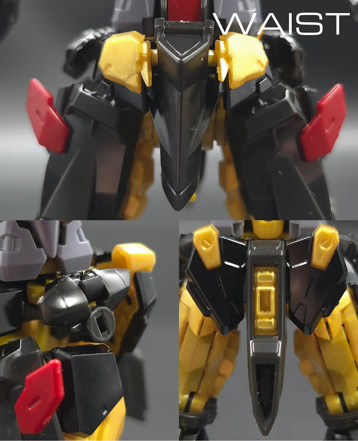 RG ガンダムアストレイ ゴールドフレーム天ミナ レビュー 胴体ディテール 02