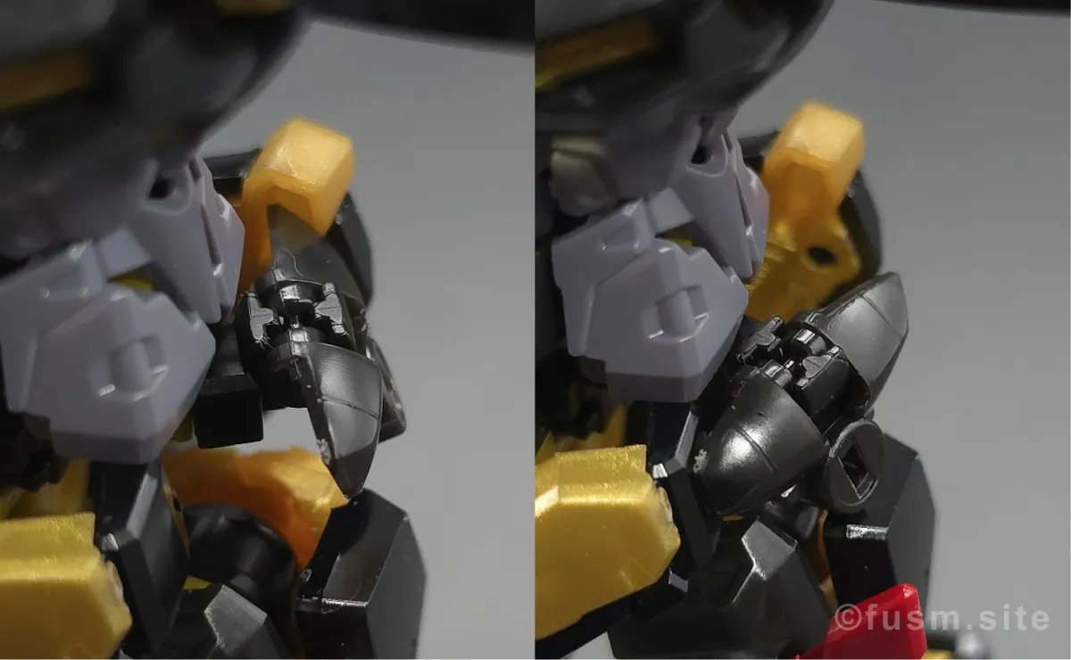 RG ガンダムアストレイ ゴールドフレーム天ミナ レビュー 胴体ディテール 可動域 02