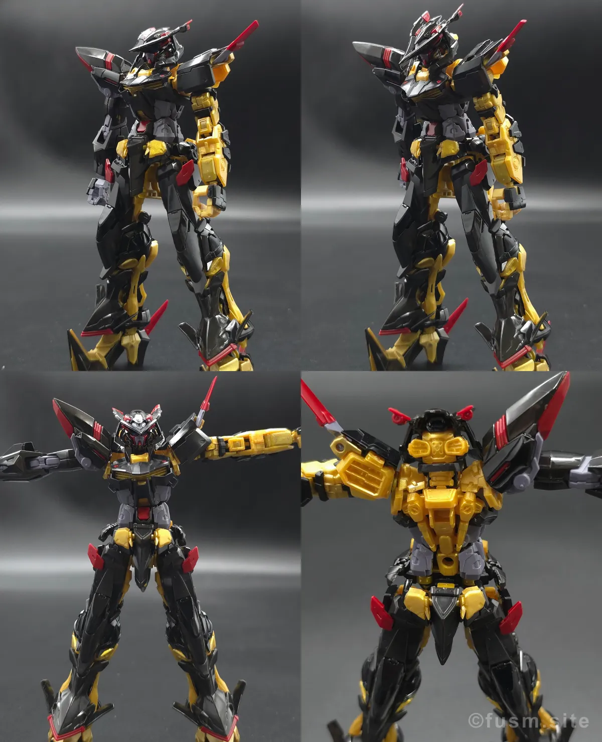 RG ガンダムアストレイ ゴールドフレーム天ミナ レビュー 胴体ディテール 可動域 04