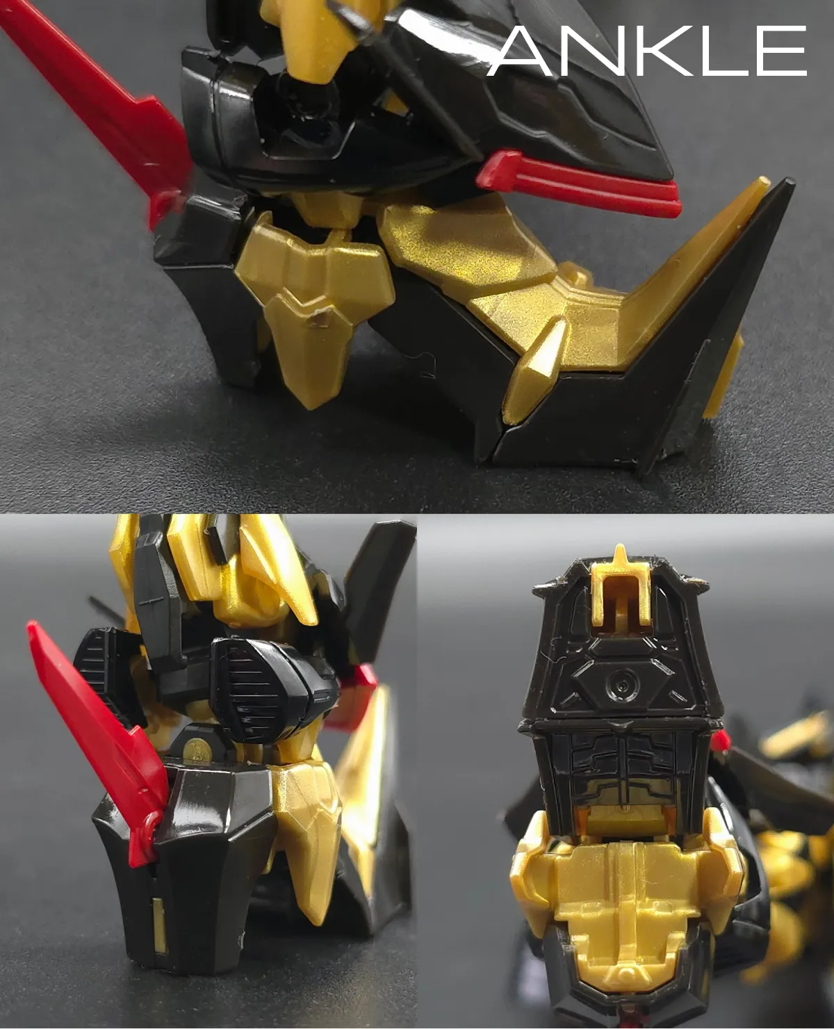 RG ガンダムアストレイ ゴールドフレーム天ミナ レビュー 脚部ディテール 03
