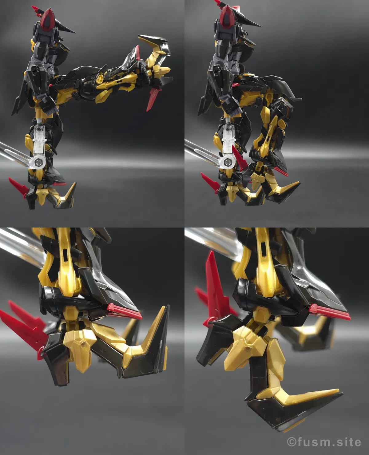 RG ガンダムアストレイ ゴールドフレーム天ミナ レビュー 脚部ディテール 可動域 03