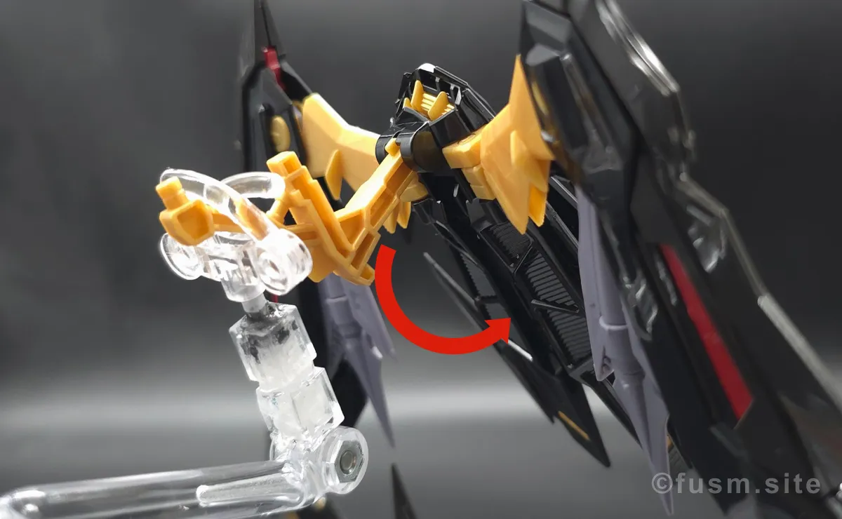 RG ガンダムアストレイ ゴールドフレーム天ミナ レビュー バックパックレビュー 可動域 02
