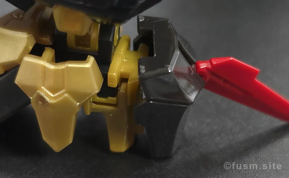 RG ガンダムアストレイ ゴールドフレーム天ミナ レビュー 耐久力が弱い箇所 02