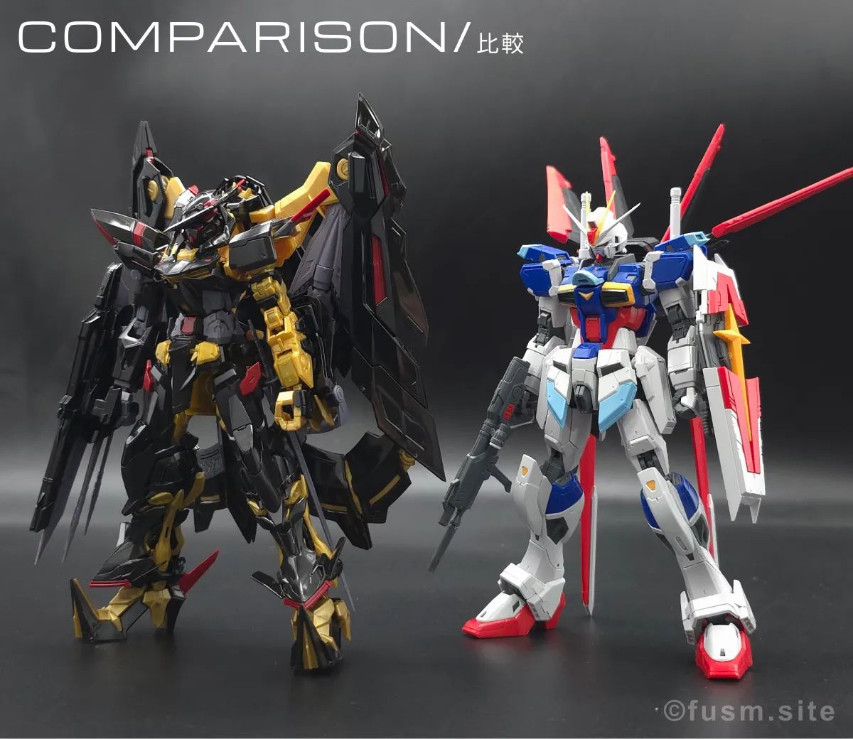 RG ガンダムアストレイ ゴールドフレーム天ミナ レビュー 比較 02