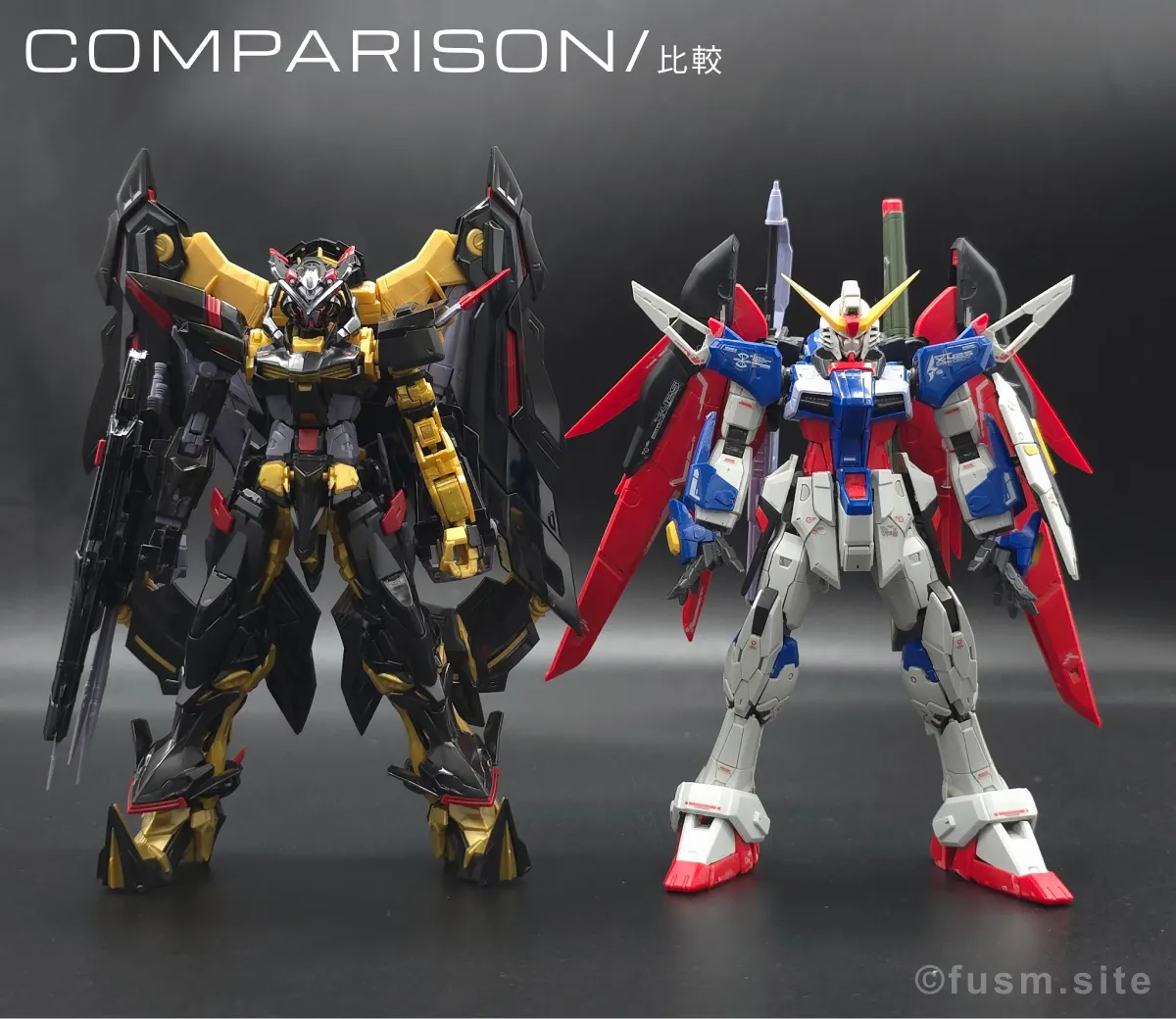 RG ガンダムアストレイ ゴールドフレーム天ミナ レビュー 比較 04