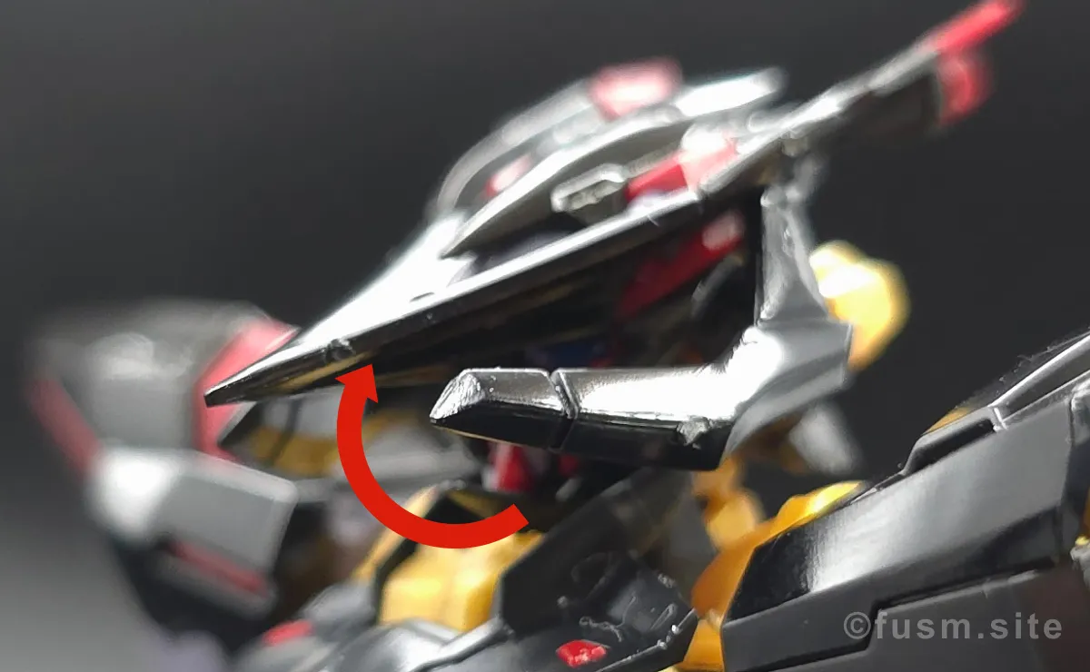 RG ガンダムアストレイ ゴールドフレーム天ミナ レビュー 頭部ディテール 可動域 02