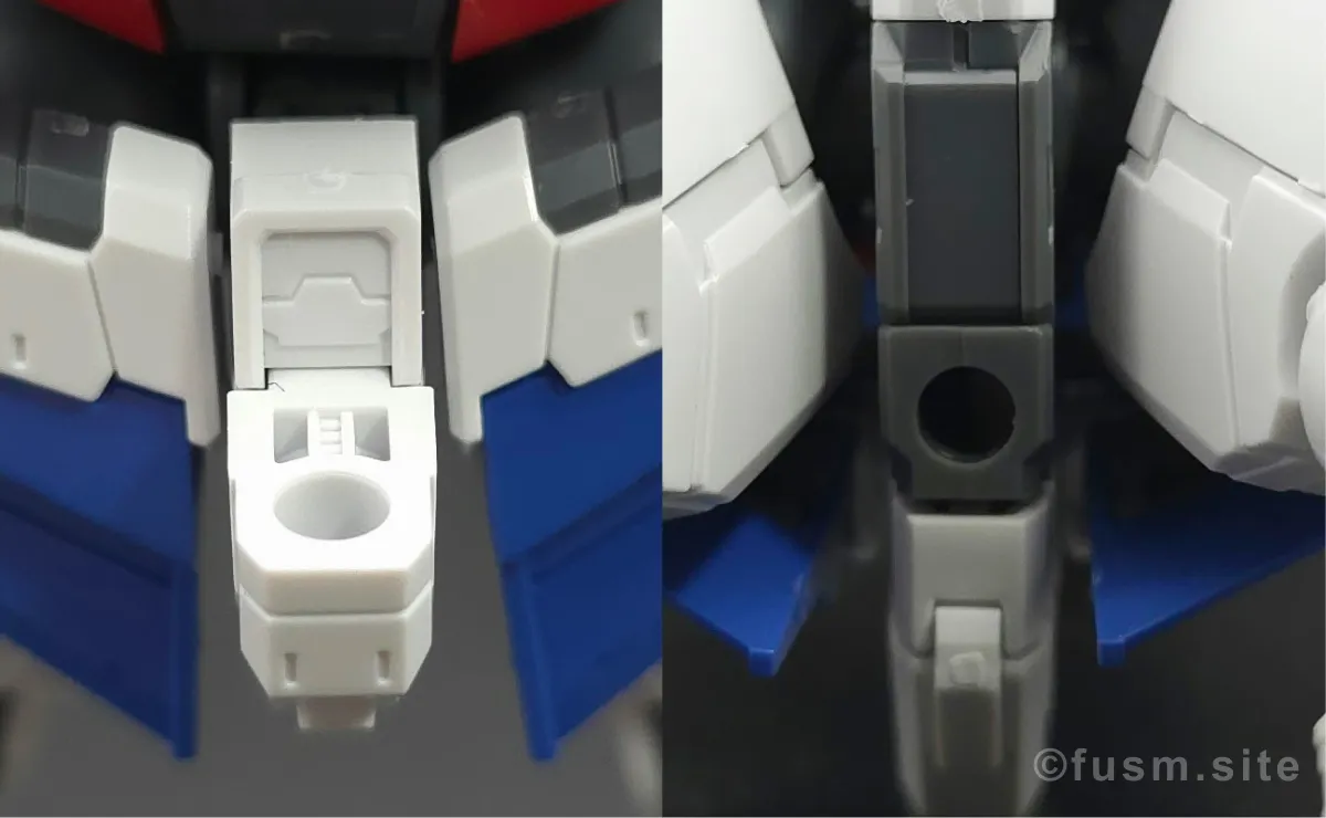 RG ガンダムエクシア リペアIV レビュー 胴体ディテール 05